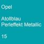 Preview: Opel, Atollblau Perleffekt Metallic, 015.